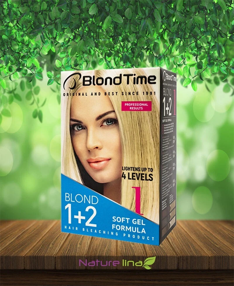 ROSA IMPEX ® BLOND TIME GEL HAIR BLEACHING PRODUCT BLOND TIME 1+2 UP TO 4 LEVELS
