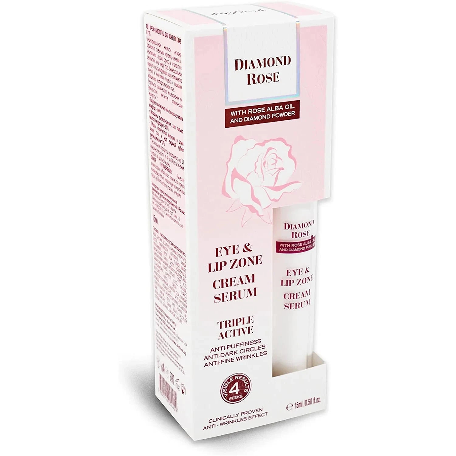 Biofresh  Diamond Rose 15 ml Eye and lip zone cream serum Anti – Wrinkless effect with Rose Alba Oil