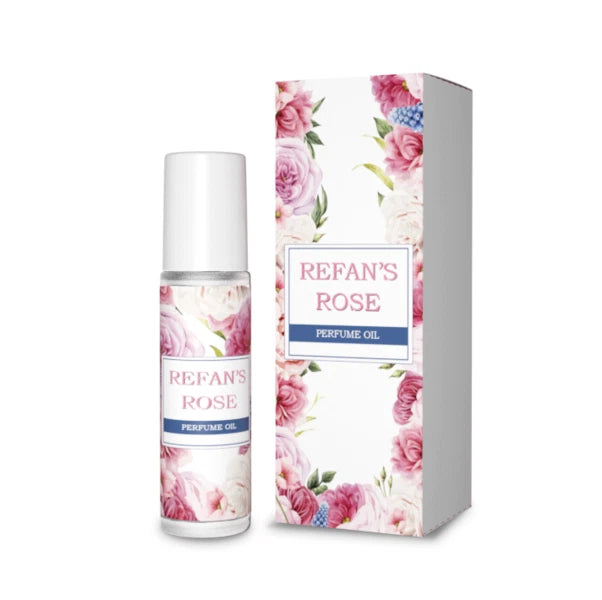 REFAN " Refan's Rose " 10 ml roll-on perfume  Without alcohol