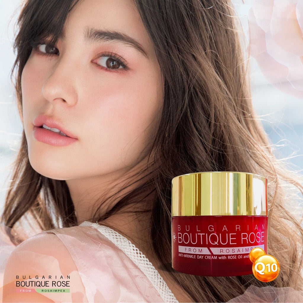 Rosa Impex “ Boutique Rose “ Anti-Wrinkle Day Cream 45ml With Rose oil & Coenzyme Q10