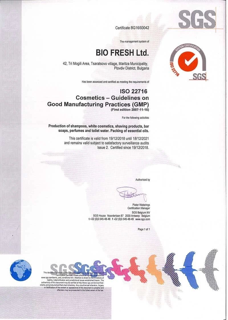 Bioftresh “ Rose of Bulgaria “ 100 gr Men soap with Natural Rose Water