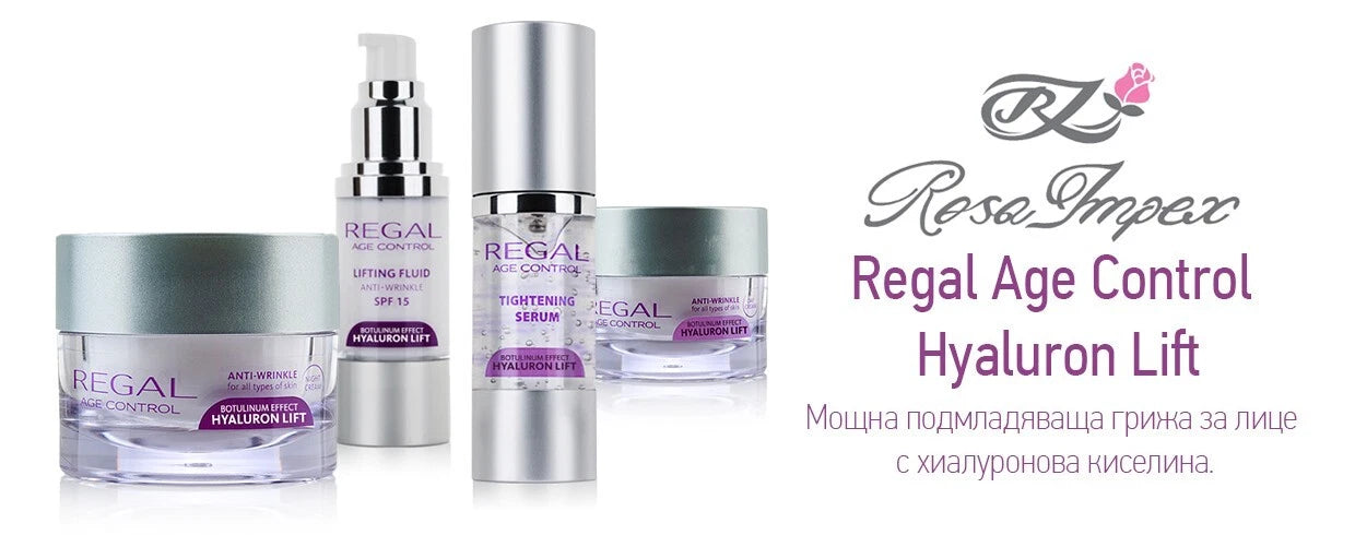 Regal Age Control 30ml Anti – Wrinkle filler, Lifting fluid SPF 15 Hyaluron Lift