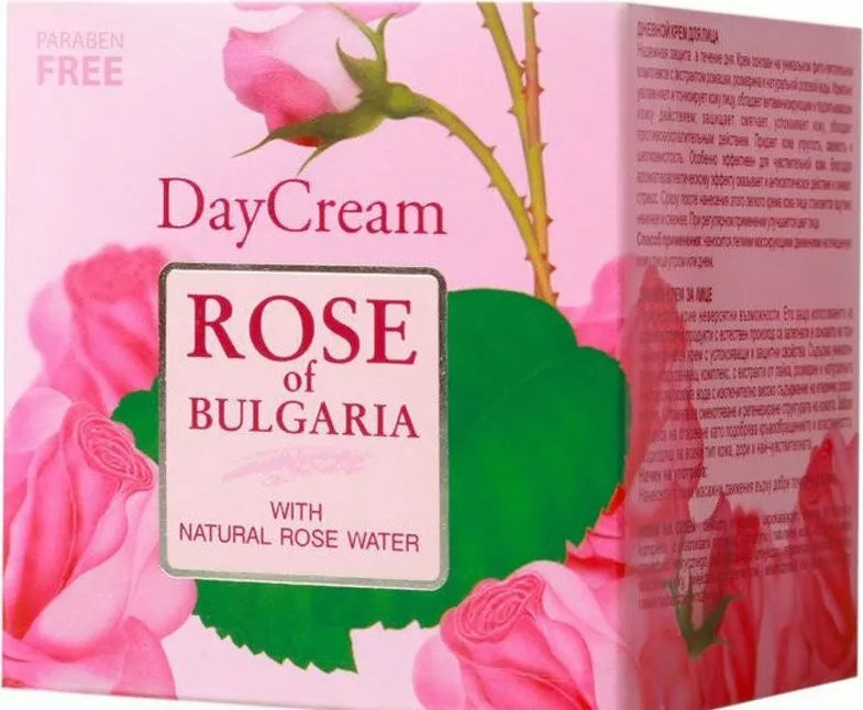 BIOFRESH Rose of Bulgaria Day Cream with Natural Rose Water 50ml Moisturizes, soothes