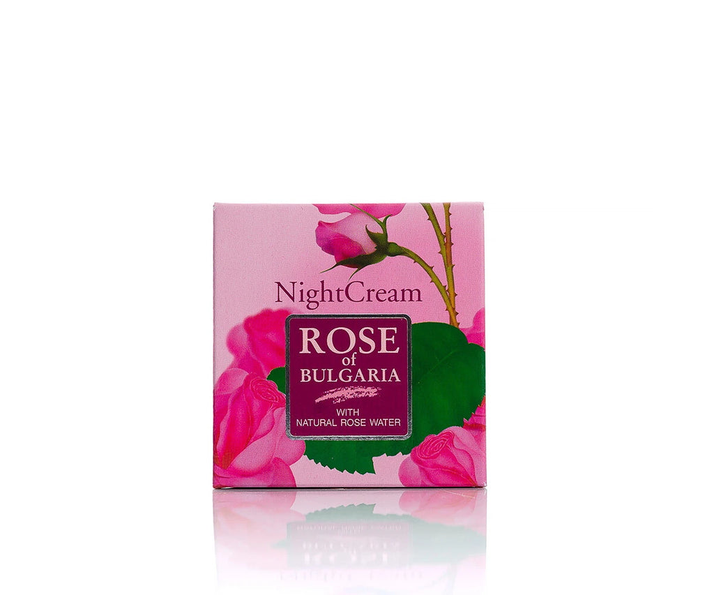 BIOFRESH Rose of Bulgaria Night Cream with Natural Rose Water 50ml Moisturizes Soothes