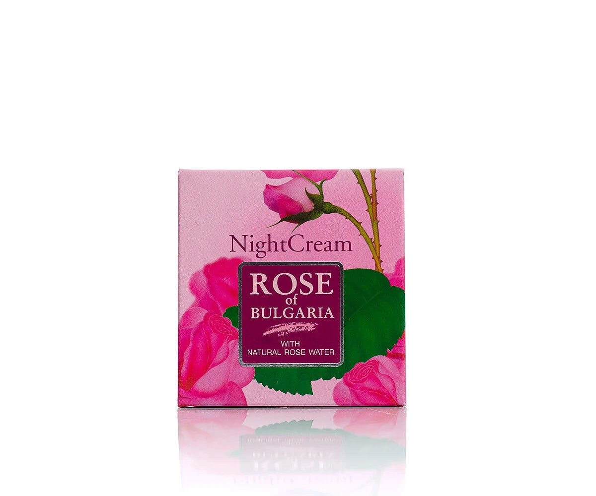 BIOFRESH Rose of Bulgaria Night Cream with Natural Rose Water 50ml Moisturizes Soothes