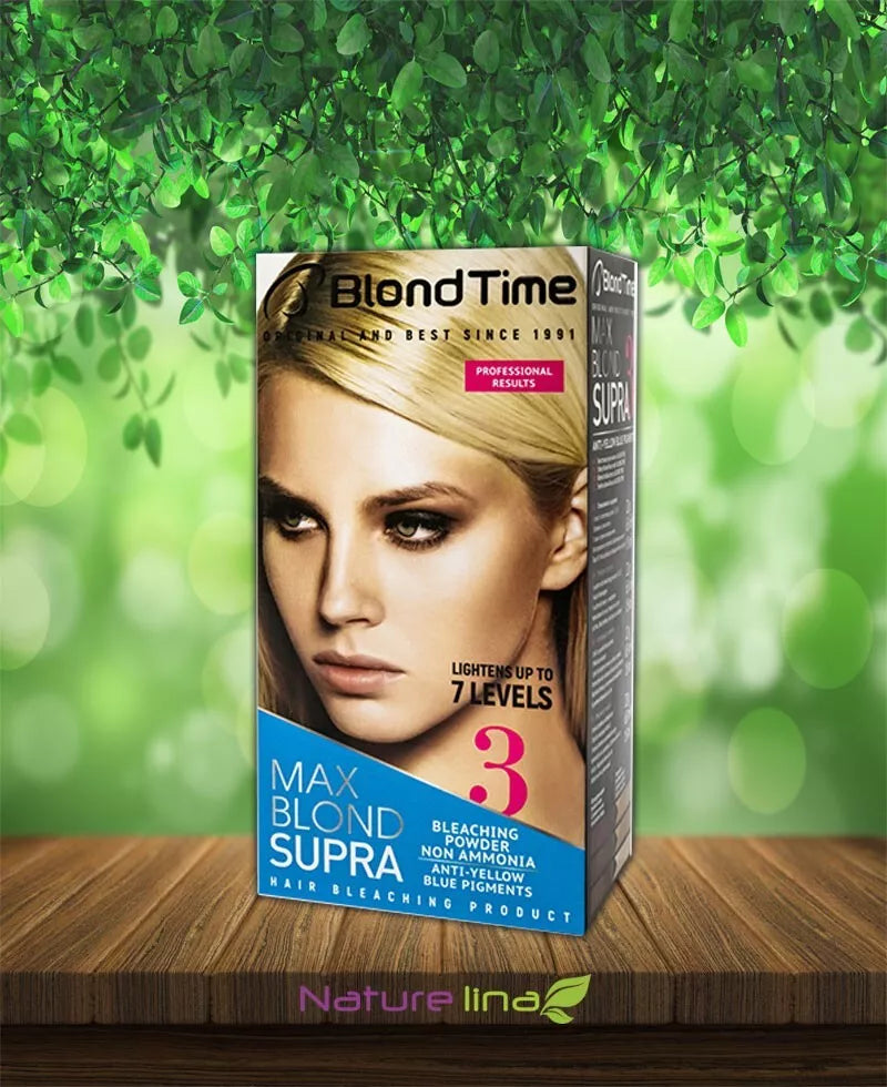 BLOND TIME Max Blond Supra Bleaching Hair Kit product No Ammonia Professional №3