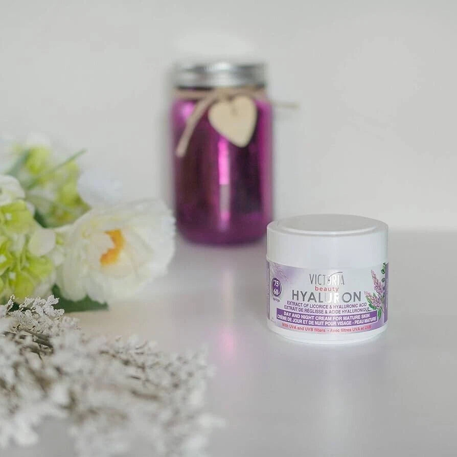Victoria Beauty Face Cream for Mature Skin Age 60-75 Day & Night Anti Wrinkle Moisturiser 50ml