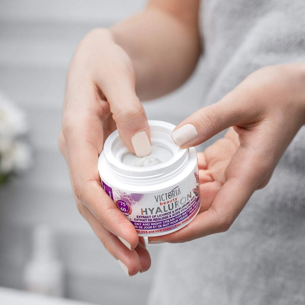 Victoria Beauty Face Cream for Mature Skin Age 60-75 Day & Night Anti Wrinkle Moisturiser 50ml
