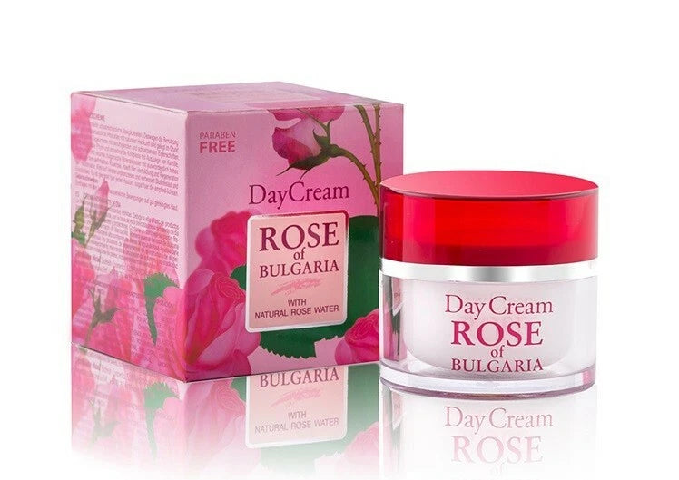 BIOFRESH Rose of Bulgaria Day Cream with Natural Rose Water 50ml Moisturizes, soothes