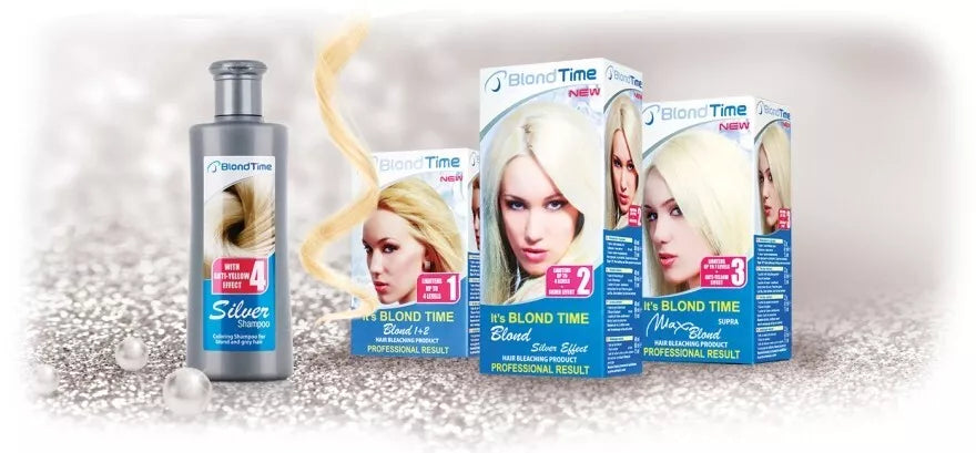BLOND TIME Max Blond Supra Bleaching Hair Kit product No Ammonia Professional №3