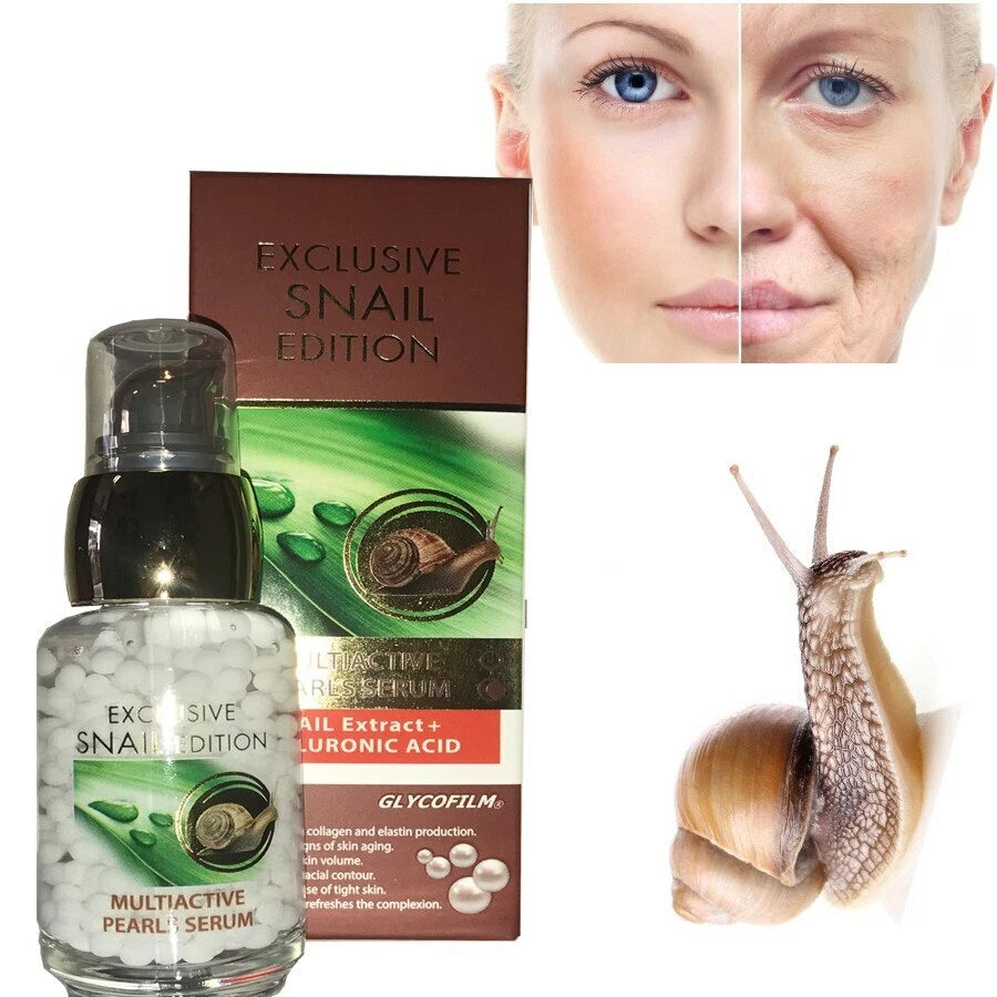 ARSY ROSA UNIQUA EXCLUSIVE SNAIL EDITION 30 ml MULTIACTIVE PEARLS SERUM SNAIL EXTRACT + HYALURONIC ACID