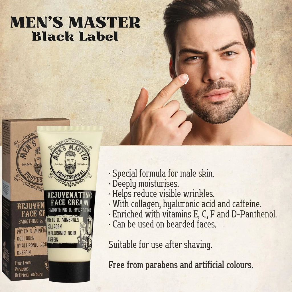 Rosa Impex Men’s Master 75ml Rejuvenating Face Cream Smoothing & Hydrating