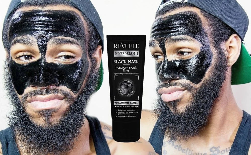 REVUELE NO PROBLEM :) Charcoal Mask 80 ml e 2.71 fl. OZ Facial peel of mask film Against acne and blackheads