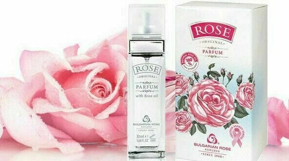 Bulgarian Rose Karlovo Rose Original 30ml Spray Perfume with natural rose oil