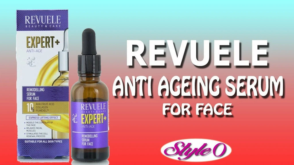 REVUELE EXPERT + ANTI-AGE REMODELLING SERUM FOR FACE 10% AHA FRUIT ACID , COLLAGEN , FILMEXEL™
