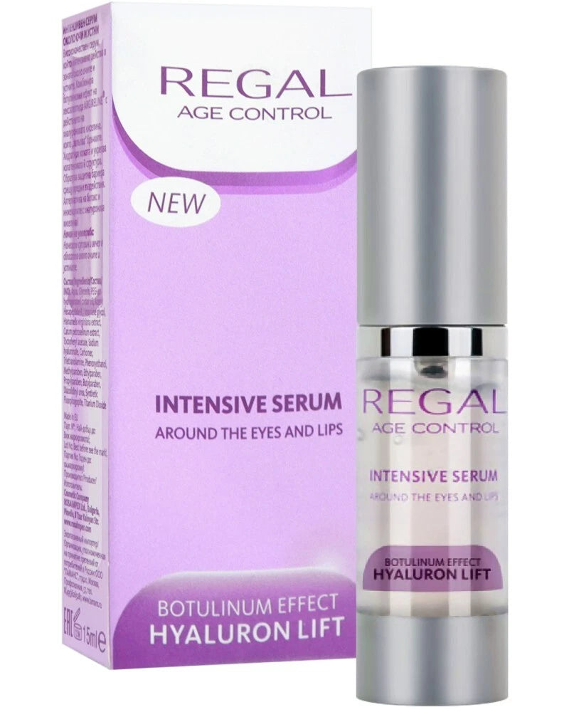 Regal Age Control 30 ml Tightening anti-wrinkle serum, Hyaluronic Acid, Collagen