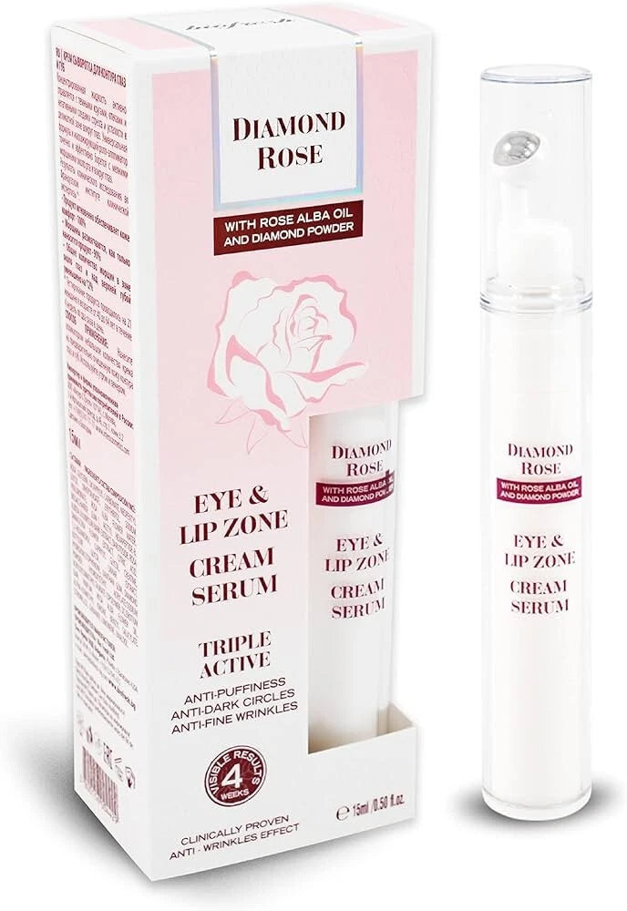 Biofresh  Diamond Rose 15 ml Eye and lip zone cream serum Anti – Wrinkless effect with Rose Alba Oil