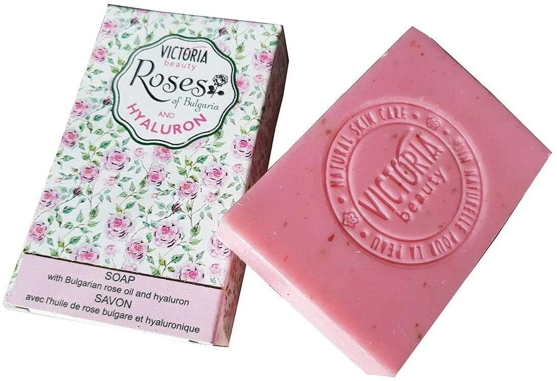 Victoria Beauty "Roses of Bulgaria & Hyaluron" 70 gr Glycerin Soap with Rose Oil & Hyaluron