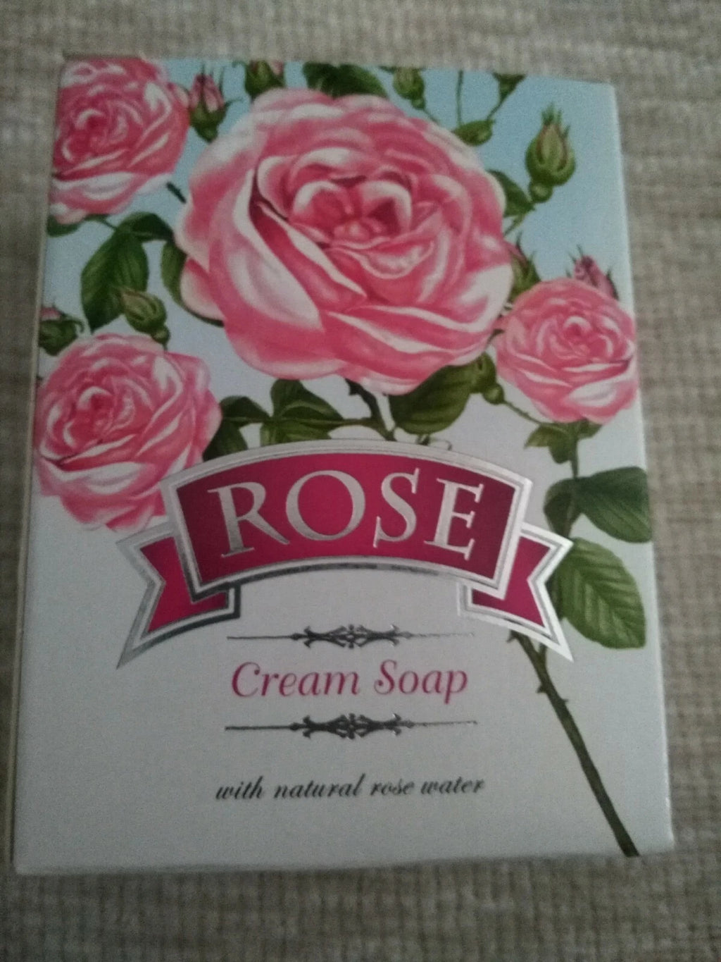 CREAM SOAP “ROSE ORIGINAL ” 100 % Pure Natural Rose Water& Bulgarian Rose Oil 100 gr