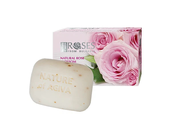 Agiva 75ml TOILET SOAP White ROSE Natural Bulgarian Rose Blossom, Nourishing