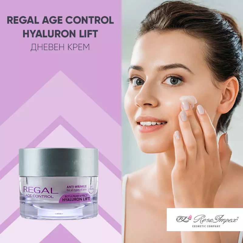REGAL AGE CONTROL ANTI WRINKLE DAY CREAM HYALURON LIFT BOTULINUM EFFECT 45ml