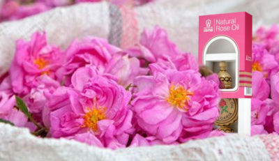 Lema 100% Natural Pure Bulgarian rose oil in a wooden souvenir 0.5ml certified