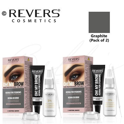 REVERS Cosmetics HENNA FOR EYEBROWS OH ! with argan oil and castor oil