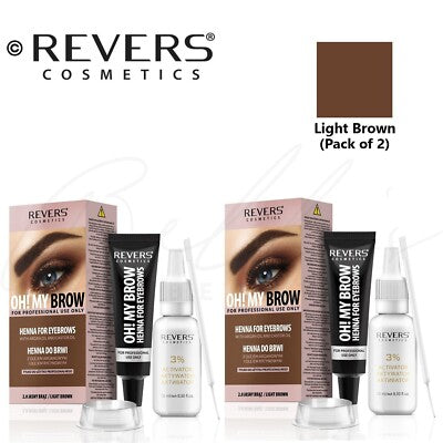 REVERS Cosmetics HENNA FOR EYEBROWS OH ! with argan oil and castor oil