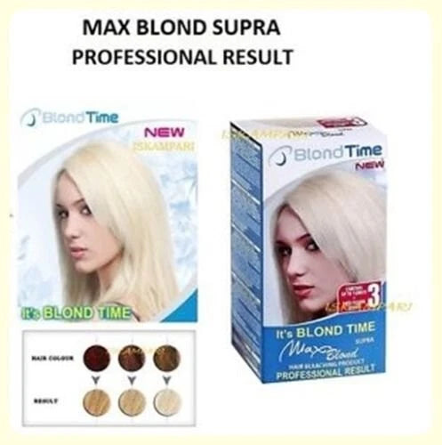 BLOND TIME Max Blond Supra Bleaching Hair Kit product No Ammonia Professional №3