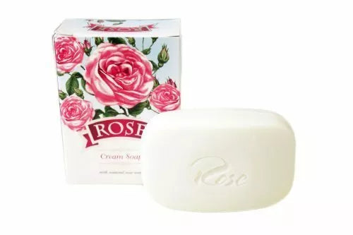CREAM SOAP “ROSE ORIGINAL ” 100 % Pure Natural Rose Water& Bulgarian Rose Oil 100 gr
