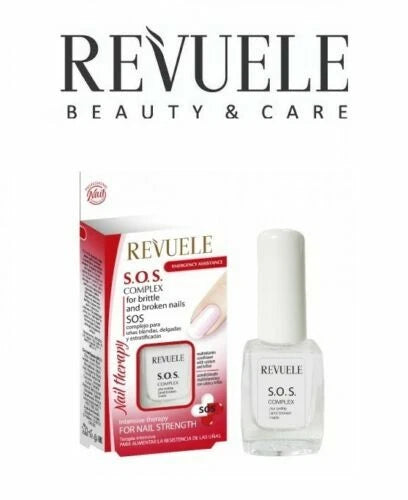 REVUELE EMERGENCY ASSISTANCE S.O.S. Complex for Brittle and Broken Nails Intensive therapy for Nail Strength 9  ml