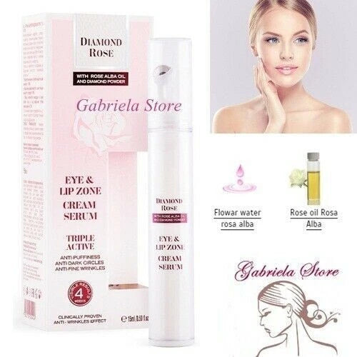 Biofresh  Diamond Rose 15 ml Eye and lip zone cream serum Anti – Wrinkless effect with Rose Alba Oil