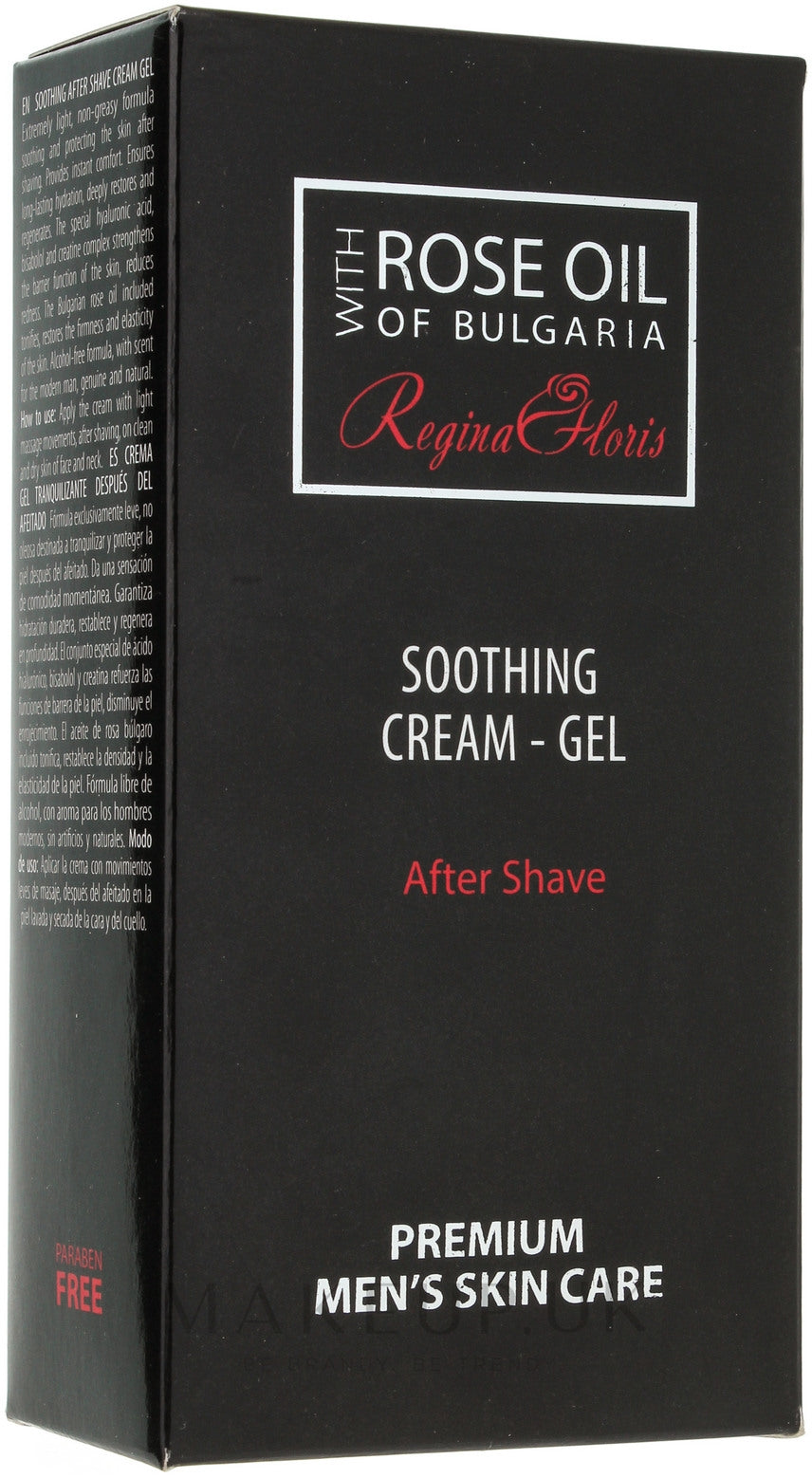 Bio Fresh SOOTHING AFTER SHAVE CREAM GEL REGINA ROSES Bulgarian Rose Oil 75 ml